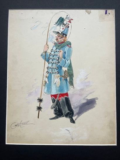 MINON. Alexandre Jean-Louis Jazet (1814–1897)...