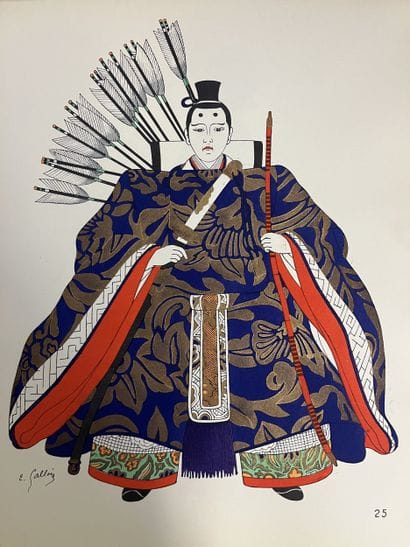 GALLOIS (Emile) - Costumes Japonais et indonésien....