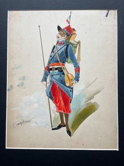 MINON. Alexandre Jean-Louis Jazet (1814–1897)...