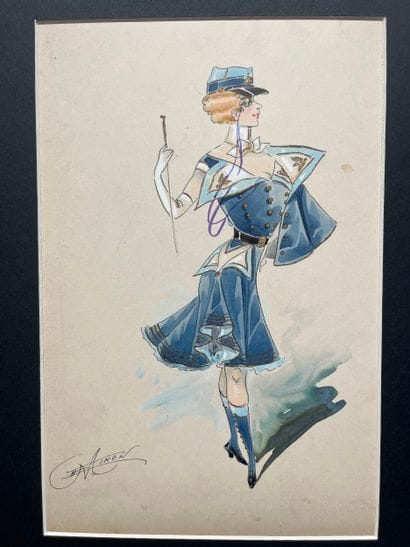 MINON. Alexandre Jean-Louis Jazet (1814–1897)...