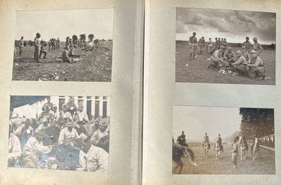 PHOTOGRAPHIE. Camp de Valbonne. Important...