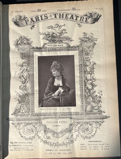 PHOTOGRAPHIE - PARIS-THEATRE. Paris-Théâtre...