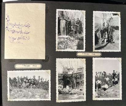 PHOTOGRAPHIE. IRAN. Album d'un diplomate...