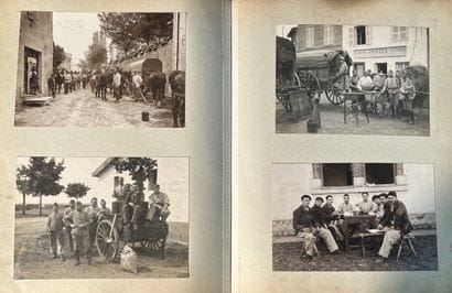 PHOTOGRAPHIE. Camp de Valbonne. Important...