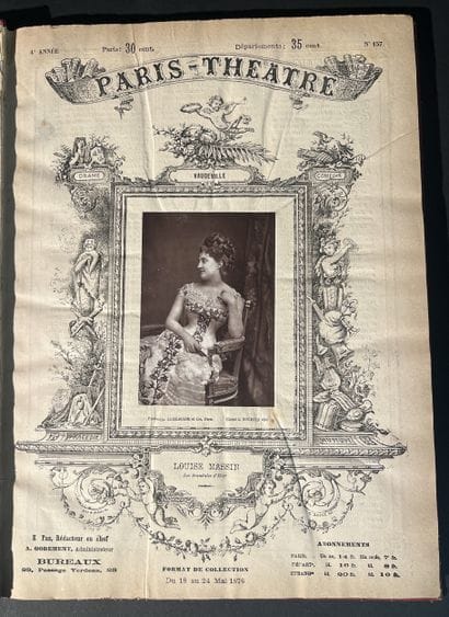 PHOTOGRAPHIE - PARIS-THEATRE. Paris-Théâtre...