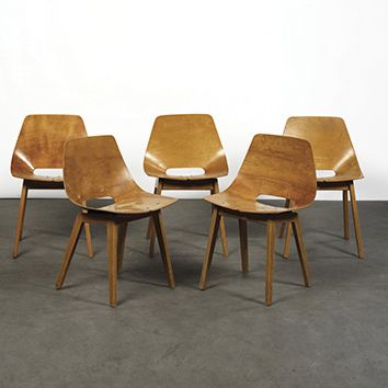 Pierre GUARICHE (1926-1995)

Série de 5 chaises...