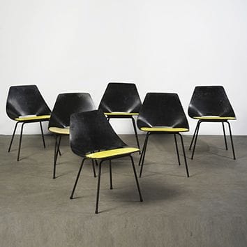 Pierre GUARICHE (1926-1995)

Série de 6 chaises...