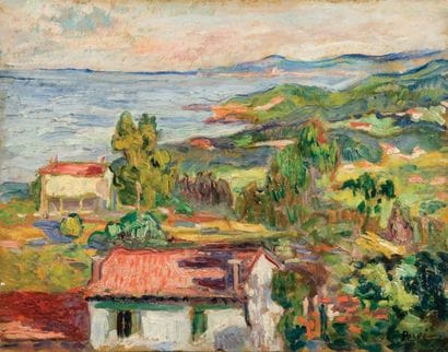 Jean PESKÉ (1870-1949)

Village de bord de...