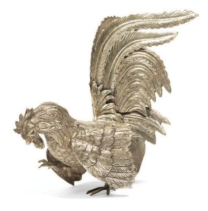 ÉLÉMENT DE CENTRE DE TABLE en forme de coq...