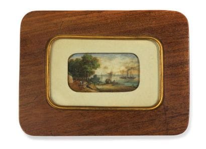 Ecole française vers 1890

Miniature rectangulaire...