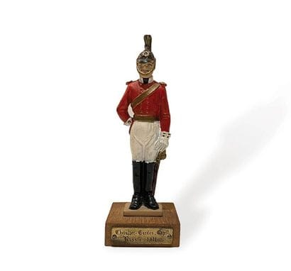 SOLDAT DE PLOMB polychrome figurant un Capitaine...