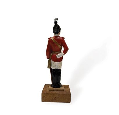SOLDAT DE PLOMB polychrome figurant un Capitaine...