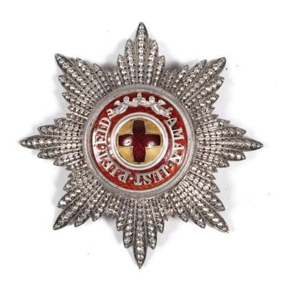 PLAQUE DE L'ORDRE DE SAINTE ANNE DE 1ÈRE...