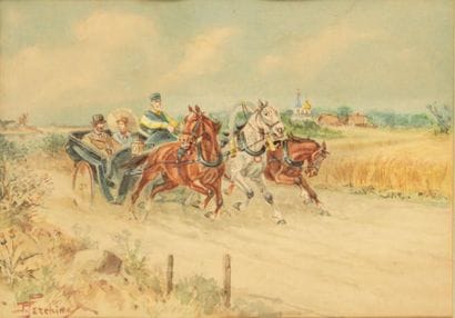 PIERRE PIETROVICH PERCHIN (1877-1956)

Troïka...