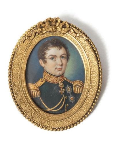 ÉCOLE FRANÇAISE OU RUSSE DU XIXE SIÈCLE

Portrait...