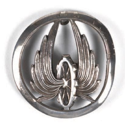 INSIGNE POUR BÉRET des troupes françaises...