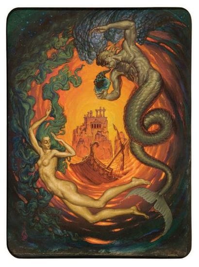 NIKOLAI KALMAKOV (1873-1955)

Sujet mystique...