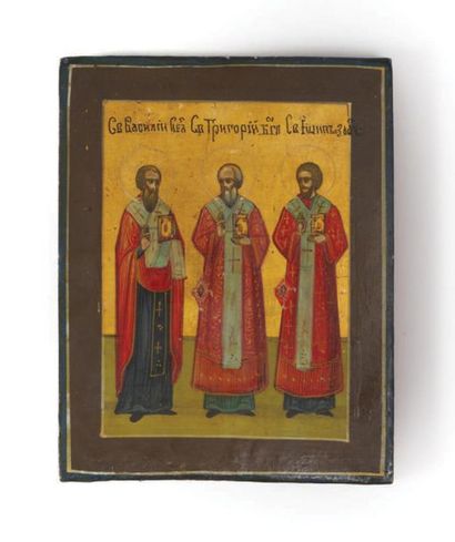 LOT D'ICÔNES RUSSES, XVIIE-XIXE SIÈCLES :
-...