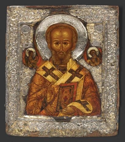 ICÔNE Saint Nicolas de Myre
Tempera sur panneau...
