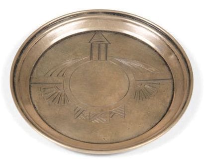 SOUCOUPE en argent 84 zolotniks (875 millièmes)...