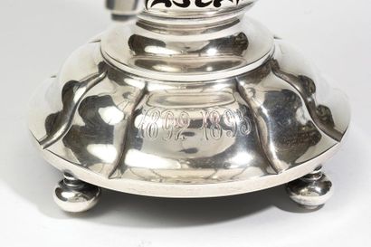 IMPORTANT SAMOVAR en argent 84 zolotniks...
