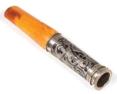 FUME CIGARETTES en argent 84 zolotniks (875...