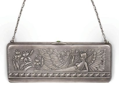 SAC À MAIN rectangulaire en argent 84 zolotniks...