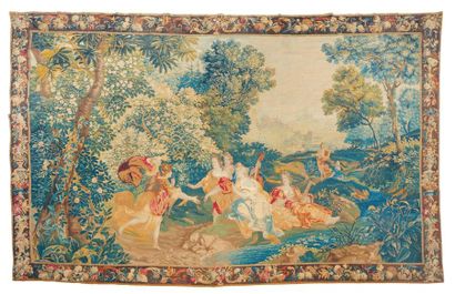Mercure et les Muses Tapisserie Audenarde...