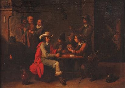 ATTRIBUÉ À MATTHEUS VAN HELMONT (1650-1714)
L'arrestation...