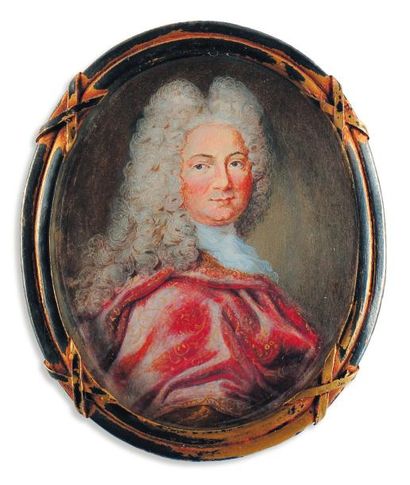 ECOLE FRANÇAISE VERS 1700
Portrait d'homme...