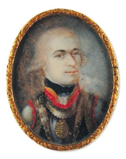 ECOLE ÉTRANGÈRE VERS 1770
Portrait d'un militaire...