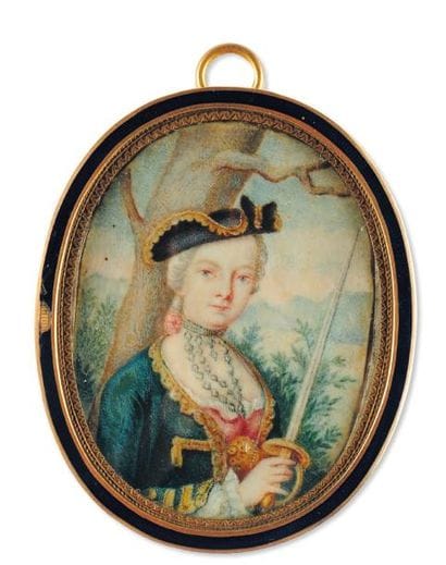 ECOLE FRANÇAISE VERS 1770
Portrait d'une...