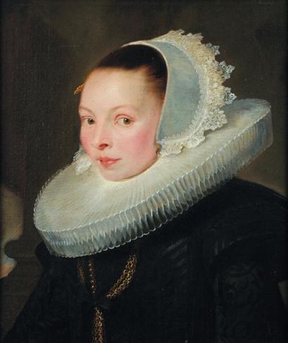 ÉCOLE FLAMANDE DU XVIIE SIÈCLE
Portrait de...