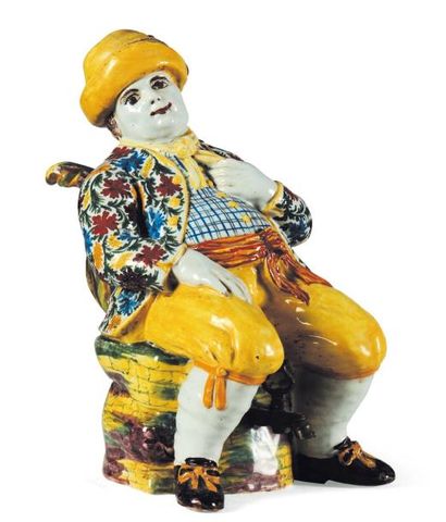 DELFT
Fontaine de table couverte anthropomorphe...