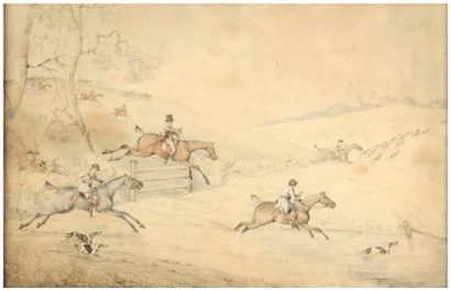 HENRI ALKEN (1785-1851)
Chasse au renard...
