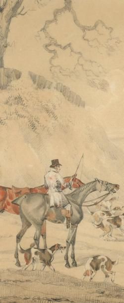 HENRI ALKEN (1785-1851)
Chasse au renard...