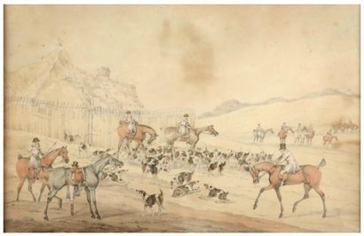 HENRI ALKEN (1785-1851)
Chasse au renard...