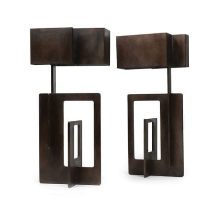 Angelo BROTTO (1914-2002)

Paire de lampes              

Acier...