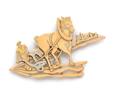 BOUCHERON.

Broche « Ile de France » en deux...