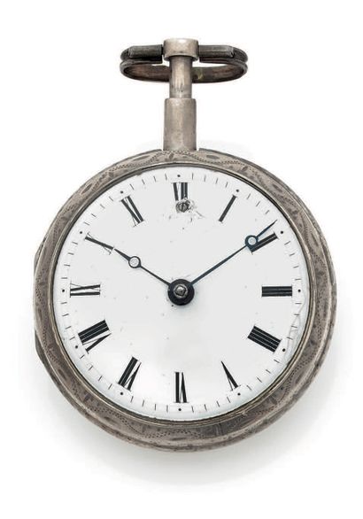 DUBOIS À GENÈVE
Montre de poche en argent...