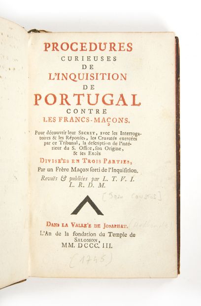 [COUSTOS, John]
Curious proceedings of the...