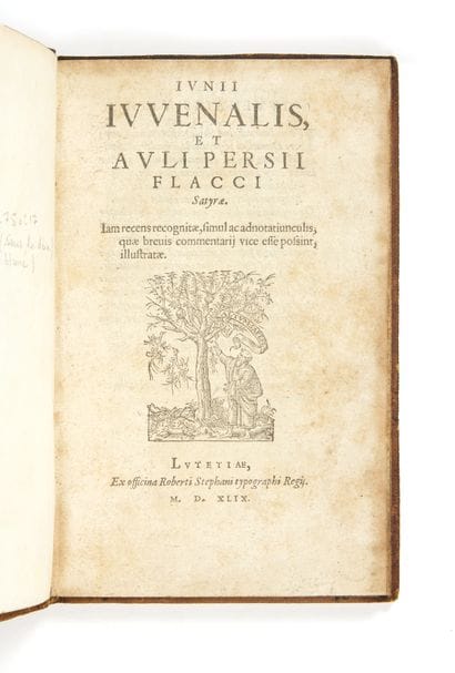 JUVENAL & PERSIUS FLACCUS
Satyrae. Iam recens...