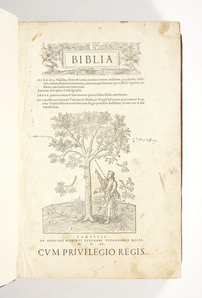 BIBLIA. Hebraea, Chaldaea, Graeca & latina...