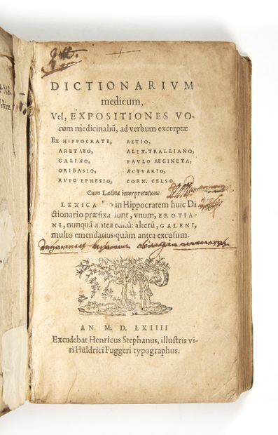 Estienne, Henri
Dictionarium medicum, vel...