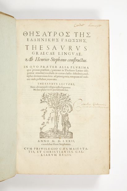 Estienne, Henri
Thesauraus Graecae linguae...
