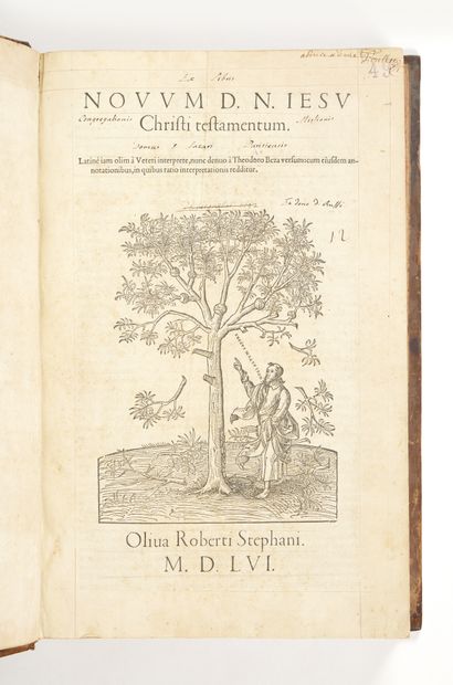 BIBLIA. Novum Testamentum. [Graece]. Ex Bibliotheca...