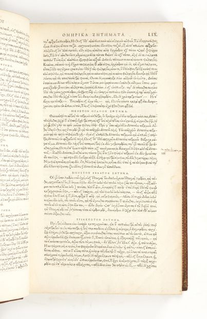 Estienne, Henri
Anthologia [Graece]. Florilegium...