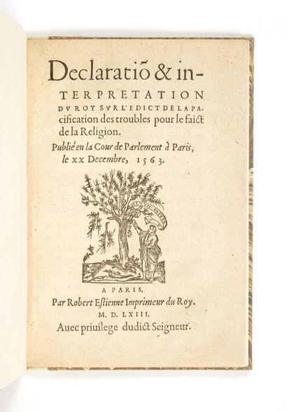 [CHARLES IX]
Déclaration & interprétation...