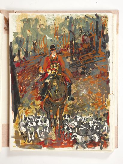 LA VARENDE, Jean de
Vénerie. (Dernières pages...