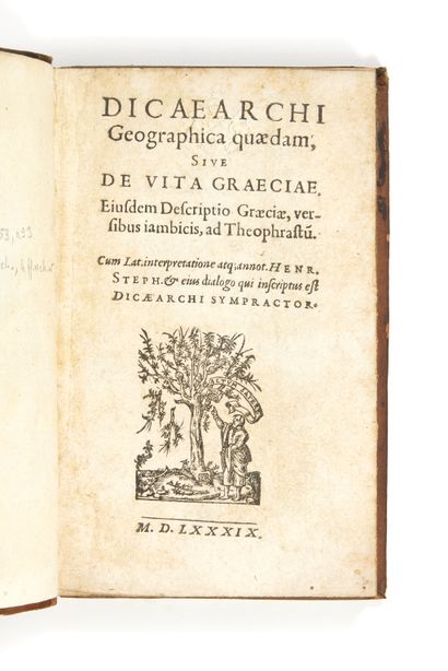 DICAEARCHUS
Geographica quaedam, sive de...